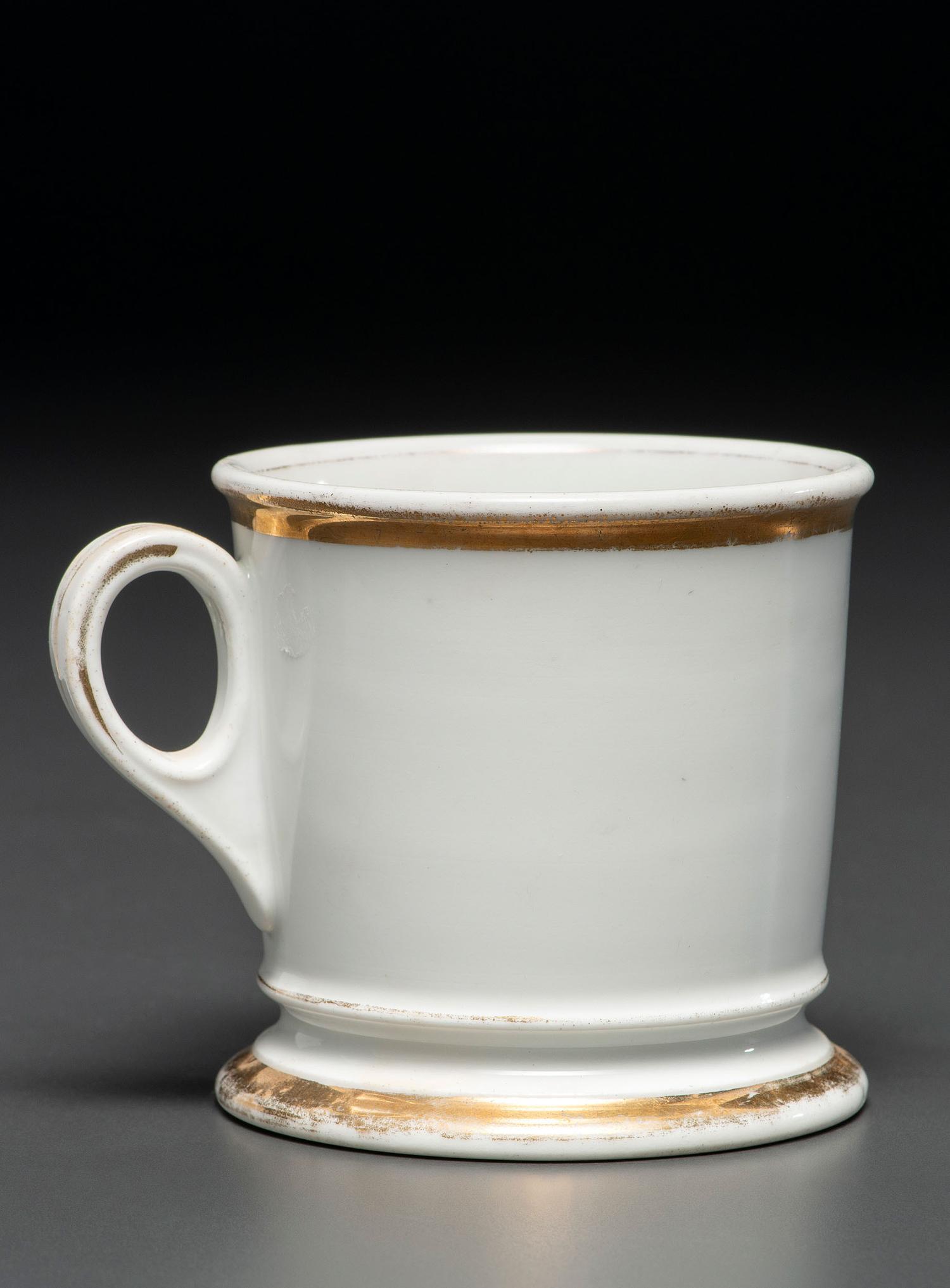 A Baseball Player's Porcelain Occupational Shaving Mug