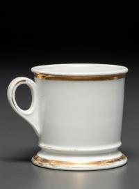 A Baseball Player's Porcelain Occupational Shaving Mug