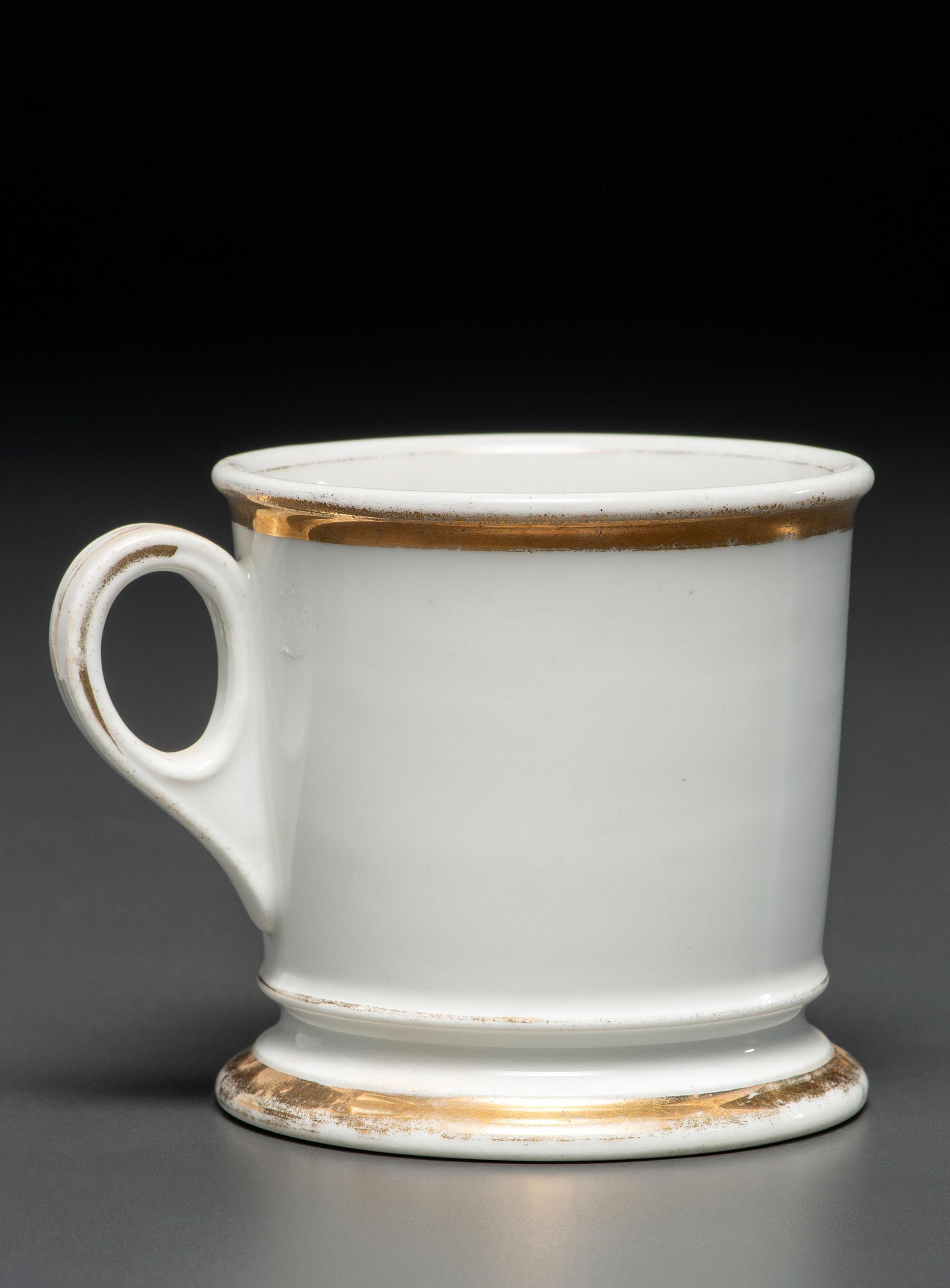 A Baseball Player's Porcelain Occupational Shaving Mug