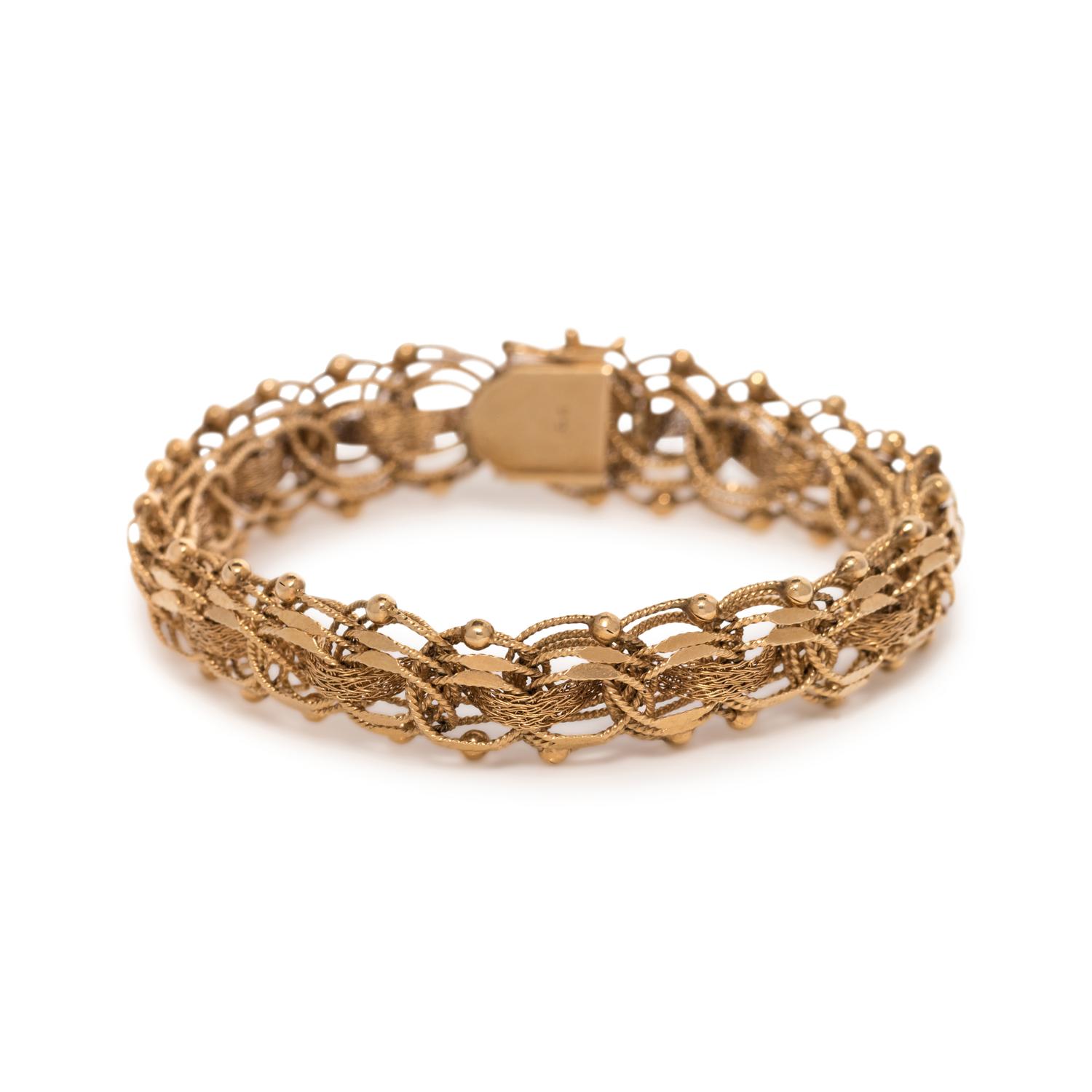 YELLOW GOLD BRACELET