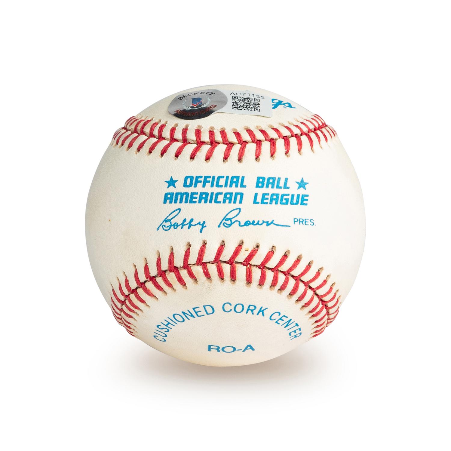 A Joe DiMaggio Single Signed Autograph Baseball (Beckett Authentication Services)