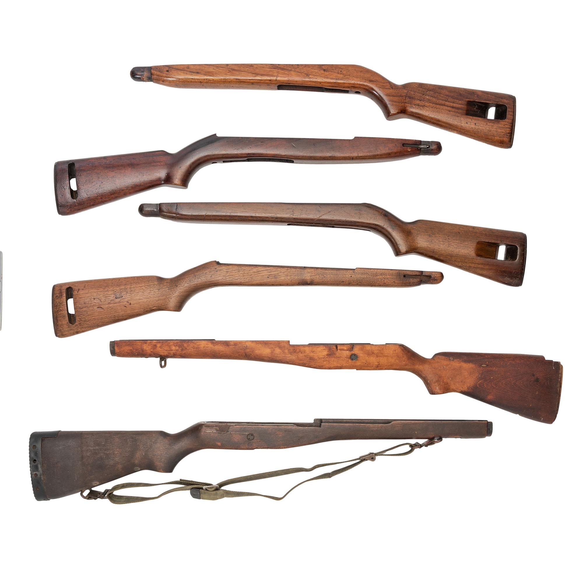 Lot of 6 U.S. M1 Garand and M1 Carbine Stocks