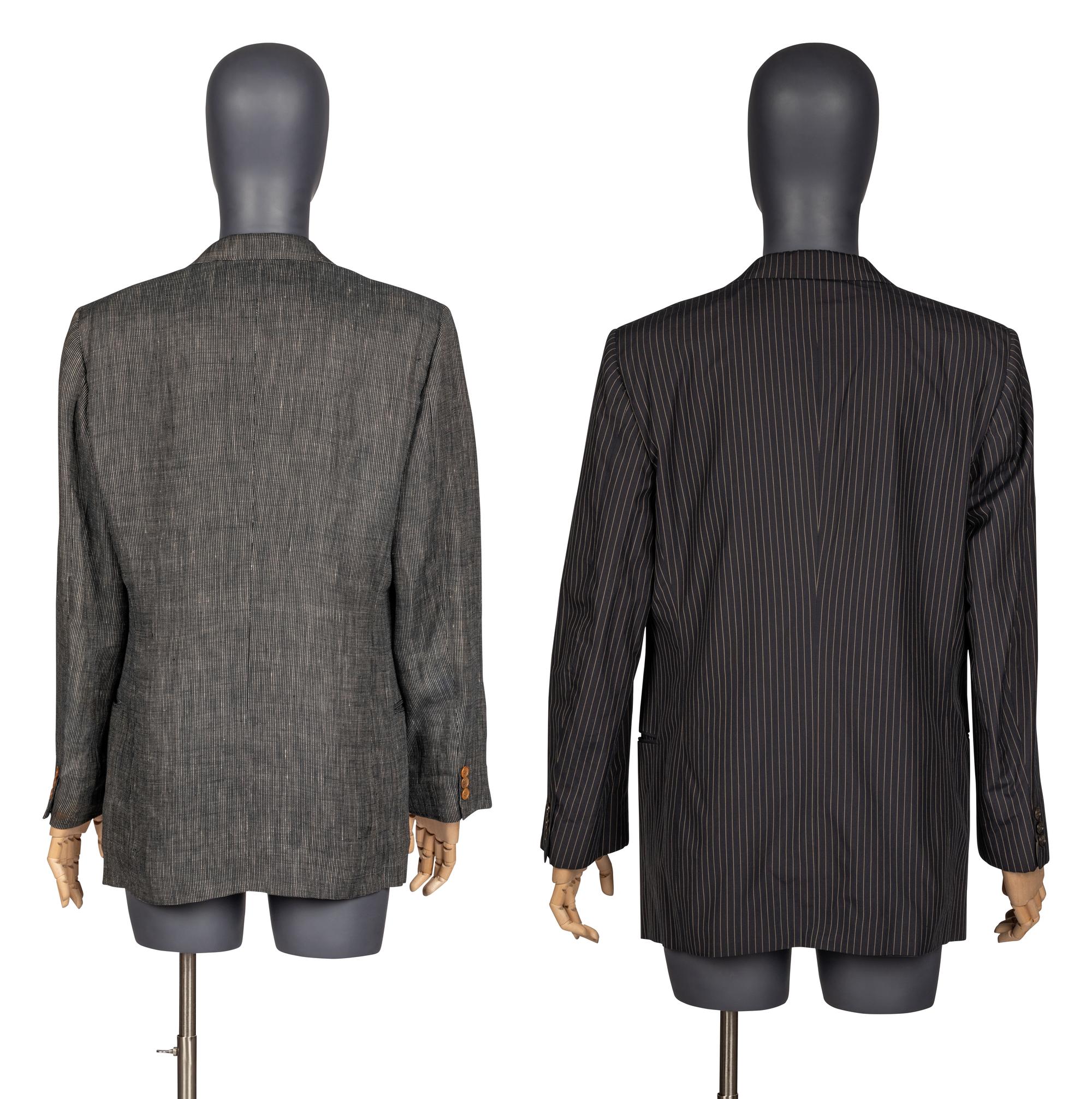 Two Men's Giorgio Armani Couture Jackets, 1970s