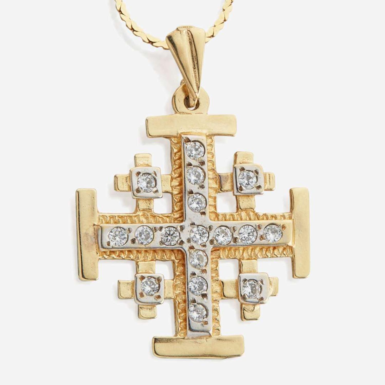 A collection of four gold necklaces