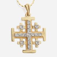 A collection of four gold necklaces