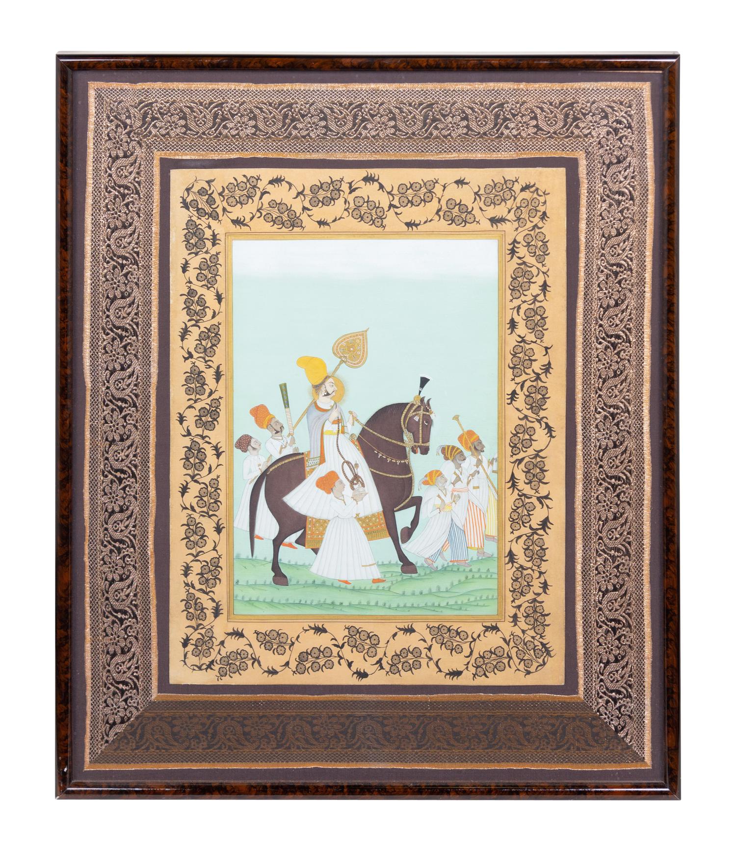 A East Indian Painting on Paper