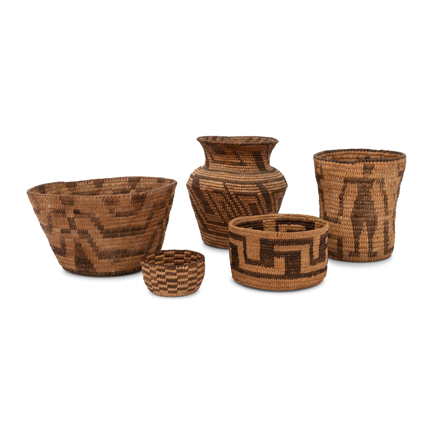 Akimel O'odham Baskets