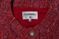 Chanel, Red Tweed Cardigan Jacket