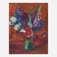 William Glackens (American, 1870-1938) Bouquet with Foxgloves