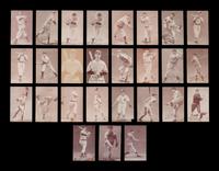 A Collection of Over 25 1939-46 Baseball Exhibit Cards Including Joe DiMaggio