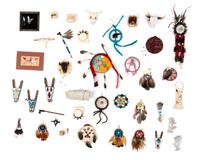 A Collection of Native American Articles Length of longest 3 3/4 inches. — Various Makers