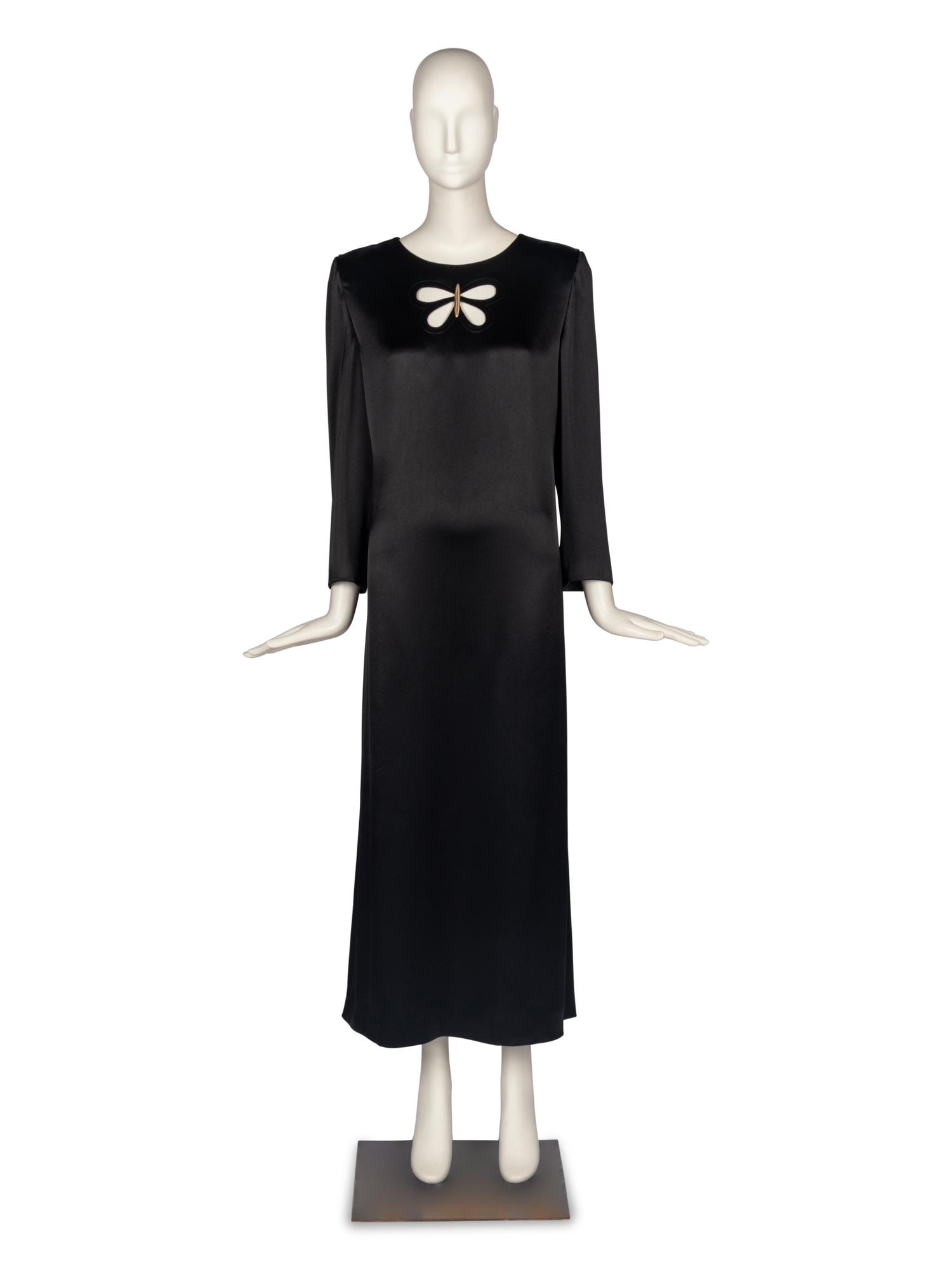 Pierre Cardin Haute Couture Silk Butterfly Gown