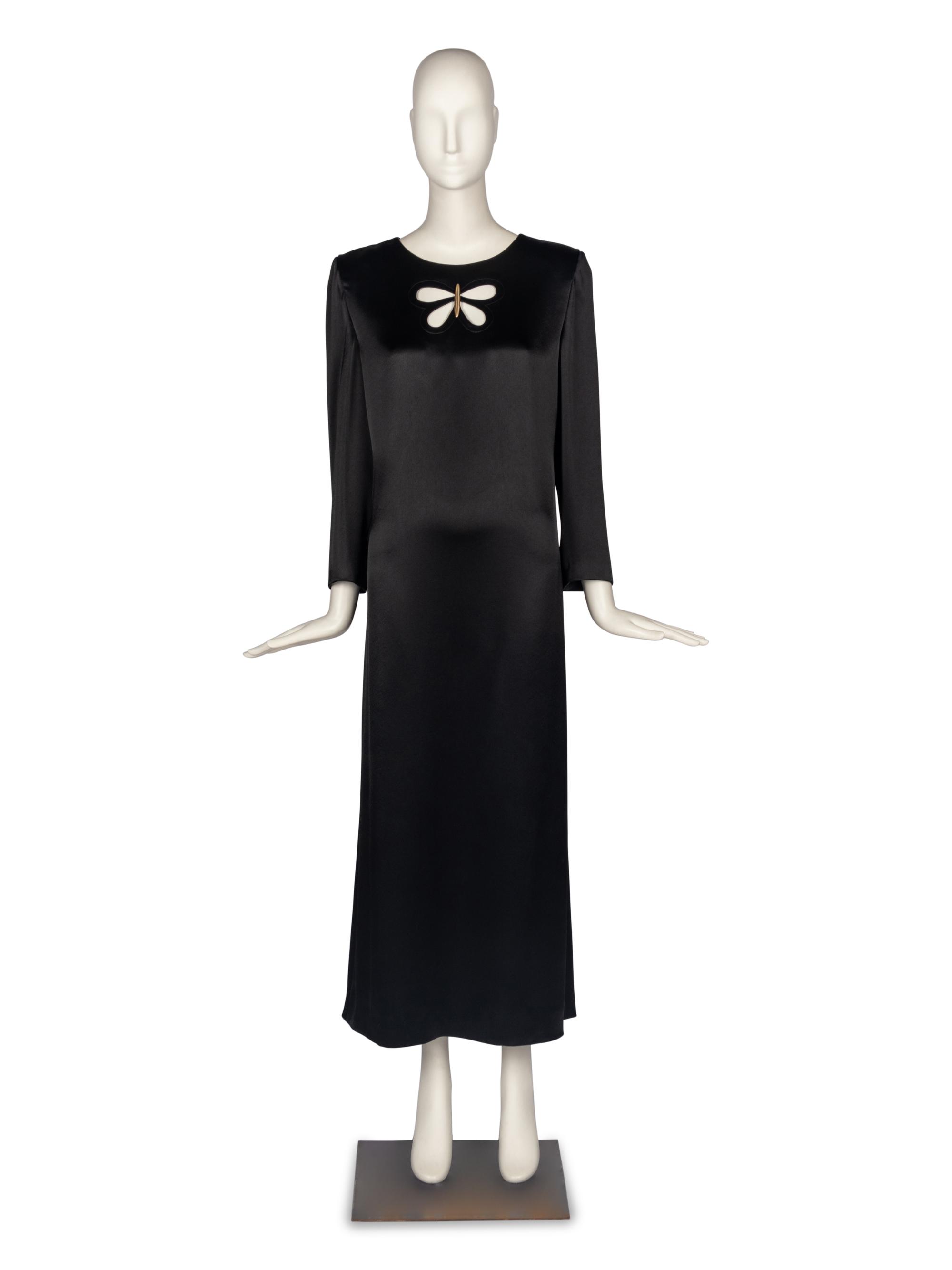 Pierre Cardin Haute Couture Silk Butterfly Gown