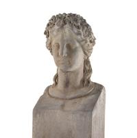 A Pair of Cast Stone Garden Herms