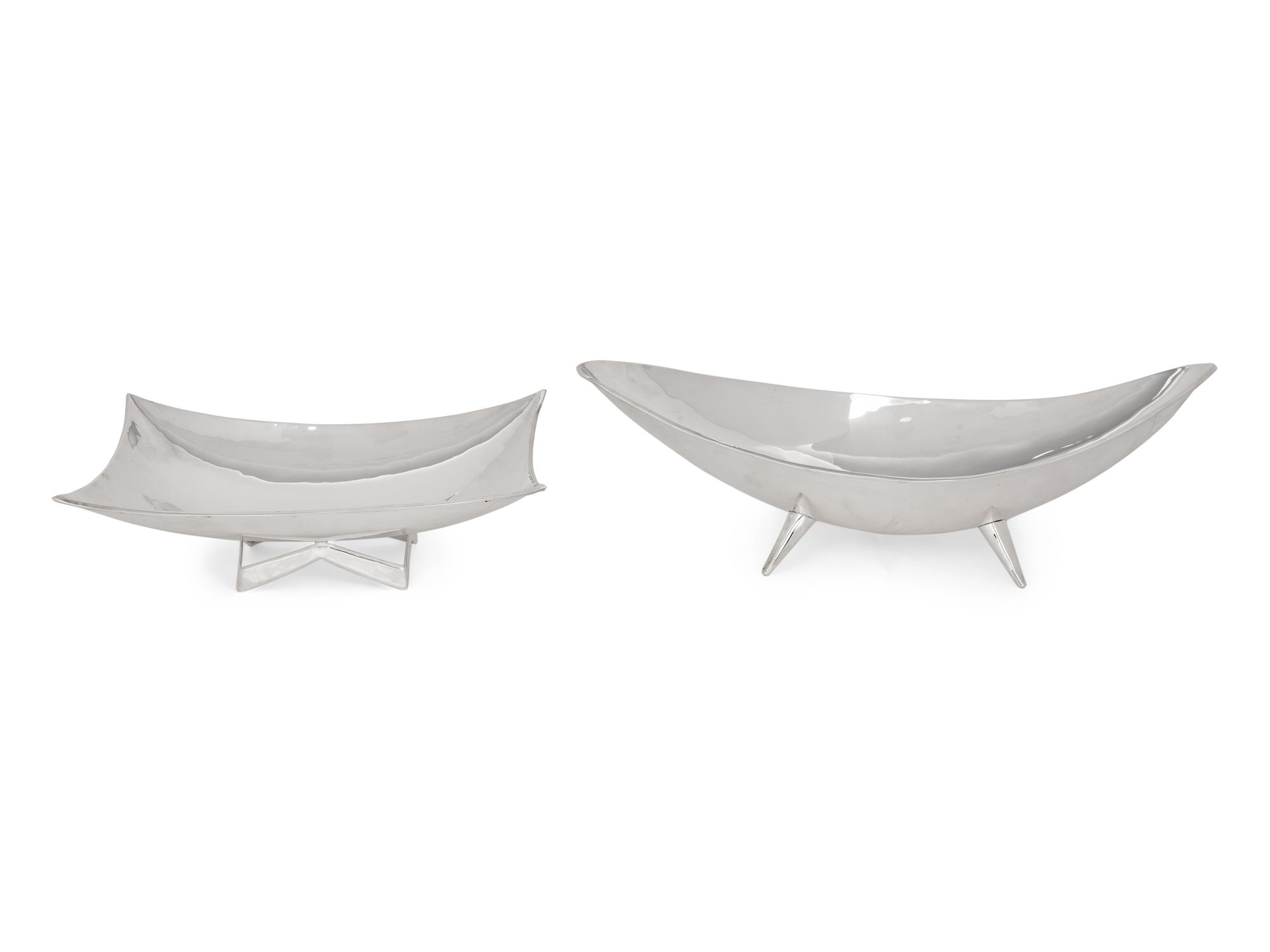 Two Mexican Silver Bowls