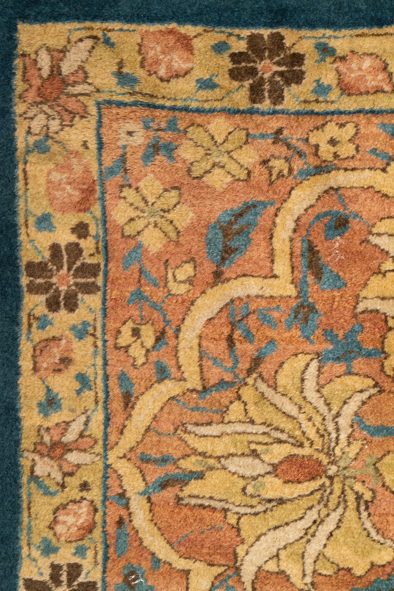 An Indian Wool "Hunt" Rug