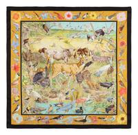 Hermès 90cm Silk Scarf, Kermit Oliver