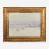 Charles Warren Eaton (American, 1857-1937) Wintry Fields