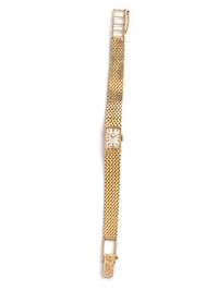 A 14 Karat Yellow Gold Wristwatch, Omega,