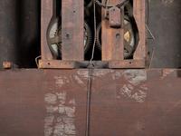A Chippendale Cherrywood and Tiger Maple Tall Case Clock