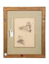 Jeune Femme aux Trois Enfants and Études des figures (a double-sided drawing)