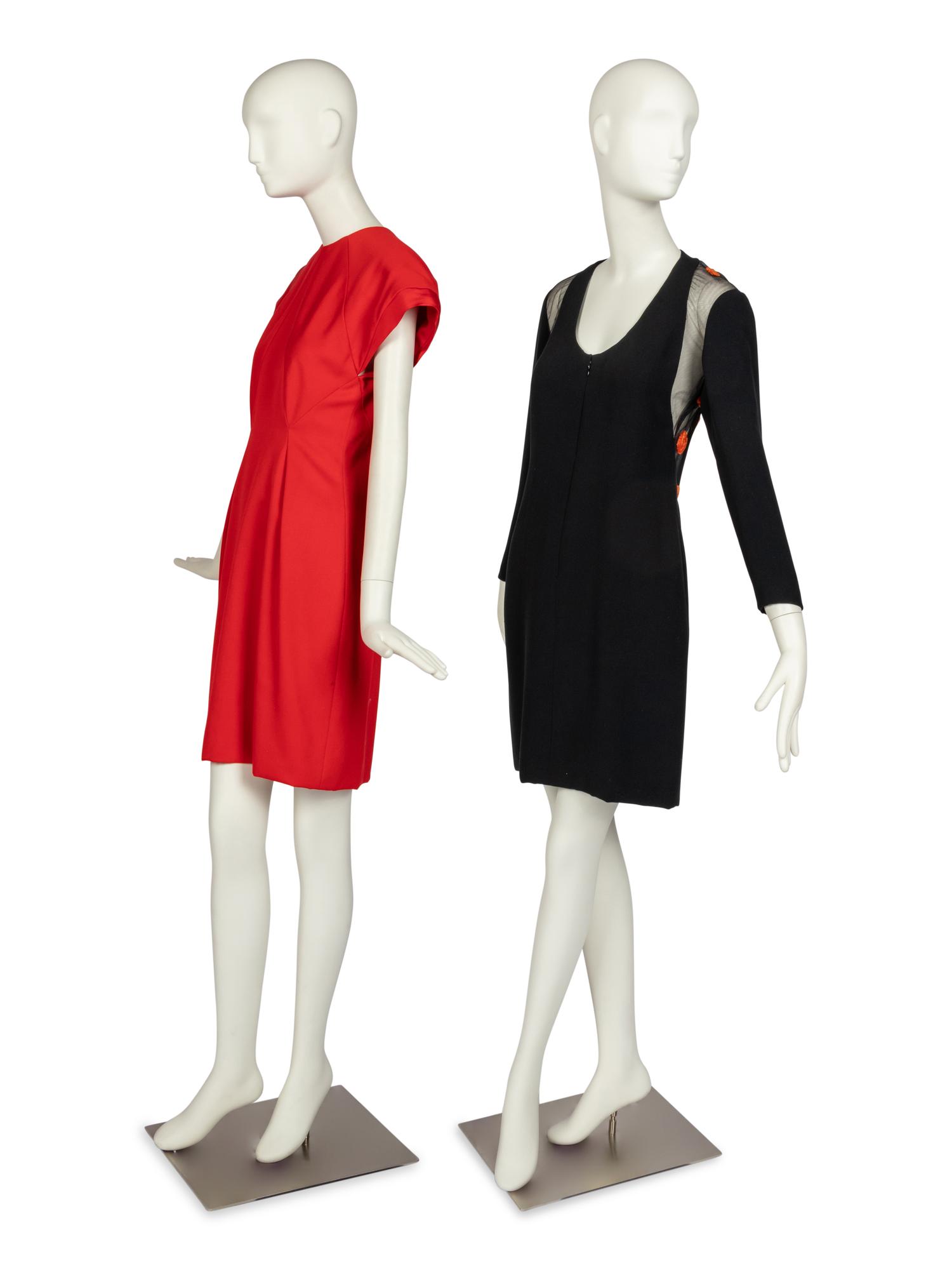 Four Geoffrey Beene Items: Two Coats & Two Dresses, 1990