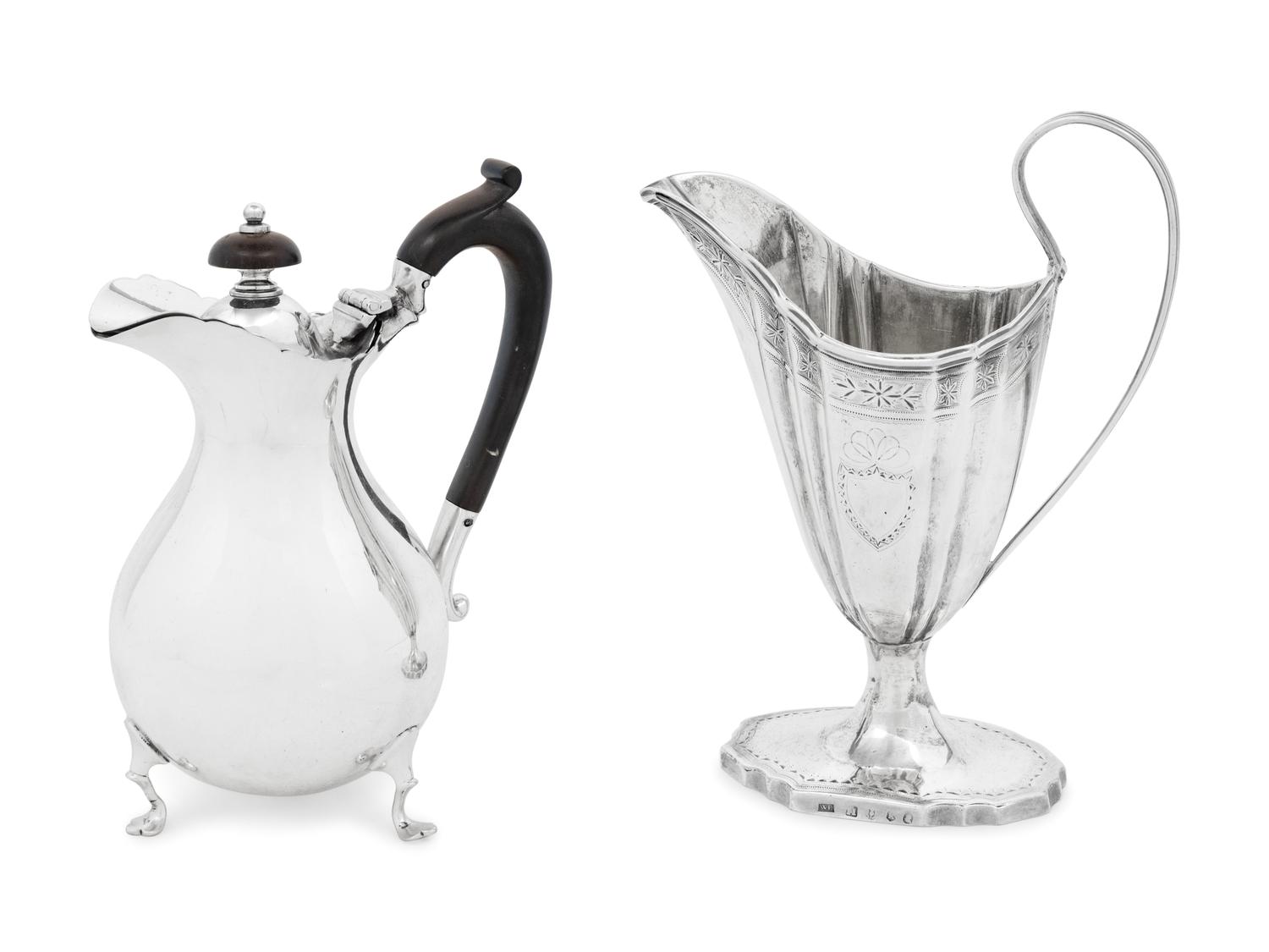 A Two Scottish Silver Creamers