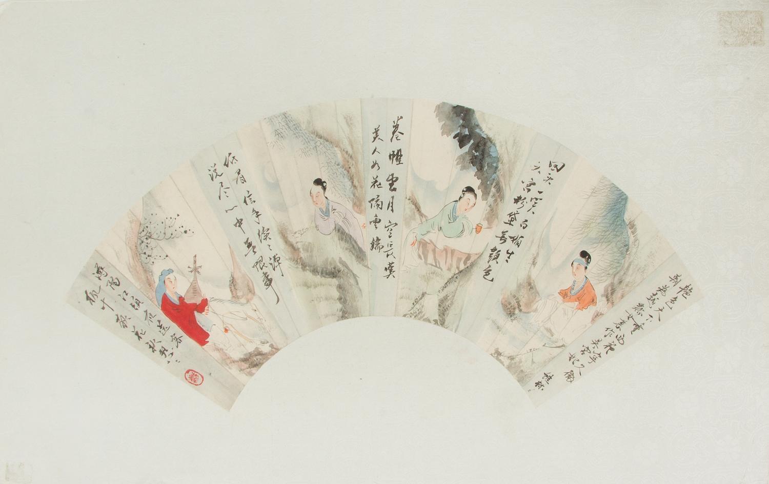 Three Ink and Color Paintings on Paper Largest 11 7/8 x 14 1/4 inches (image). — 19TH-EARLY 20TH CENTURY