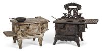 A Collection of Twelve Salesman Sample Stoves Height of average stove 8 inches. — 19TH AND 20TH CENTURY