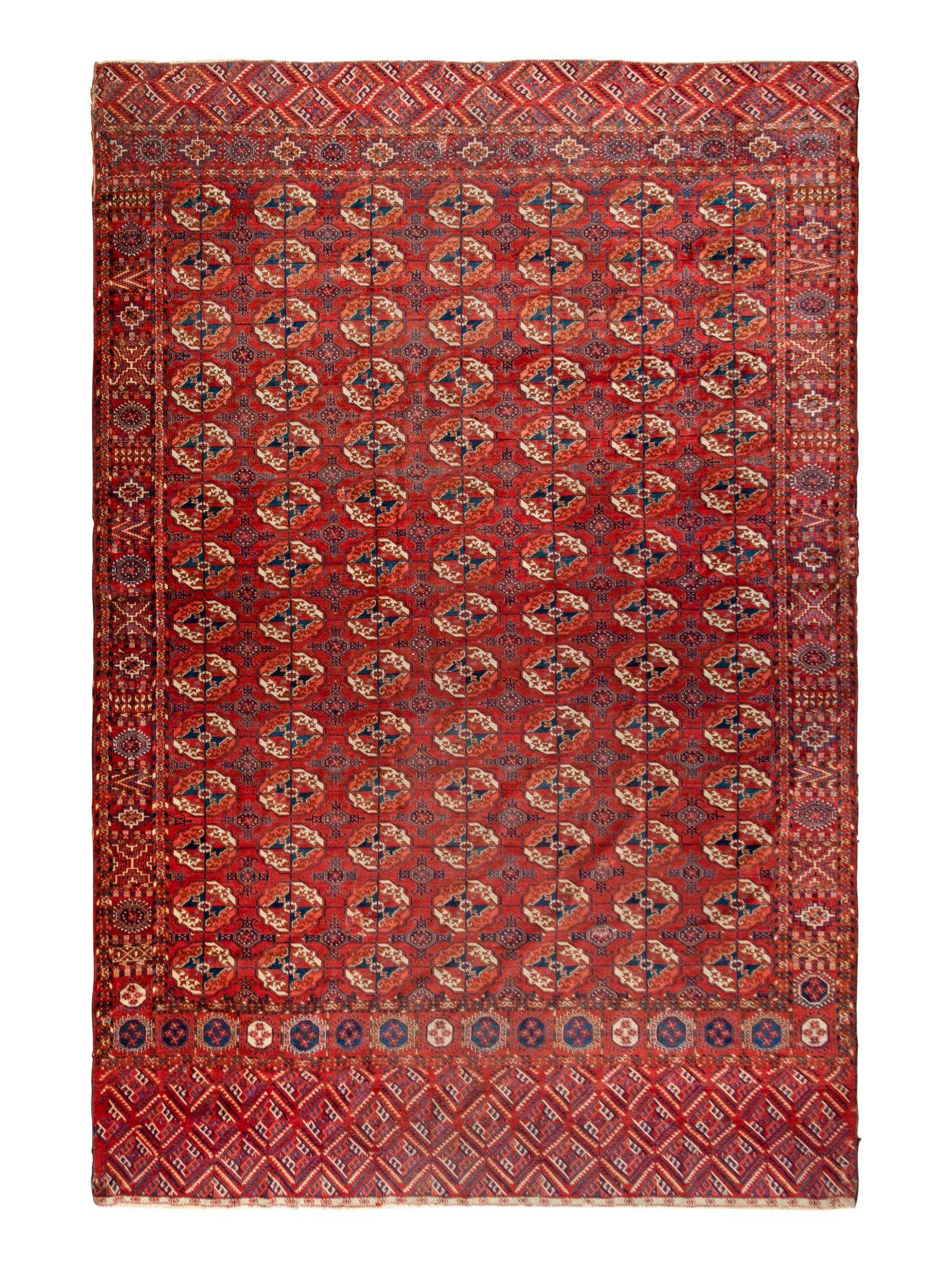 A Turkoman Wool Rug