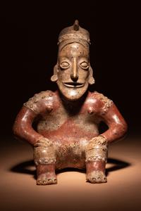 A Jalisco Terracotta Seated Figure