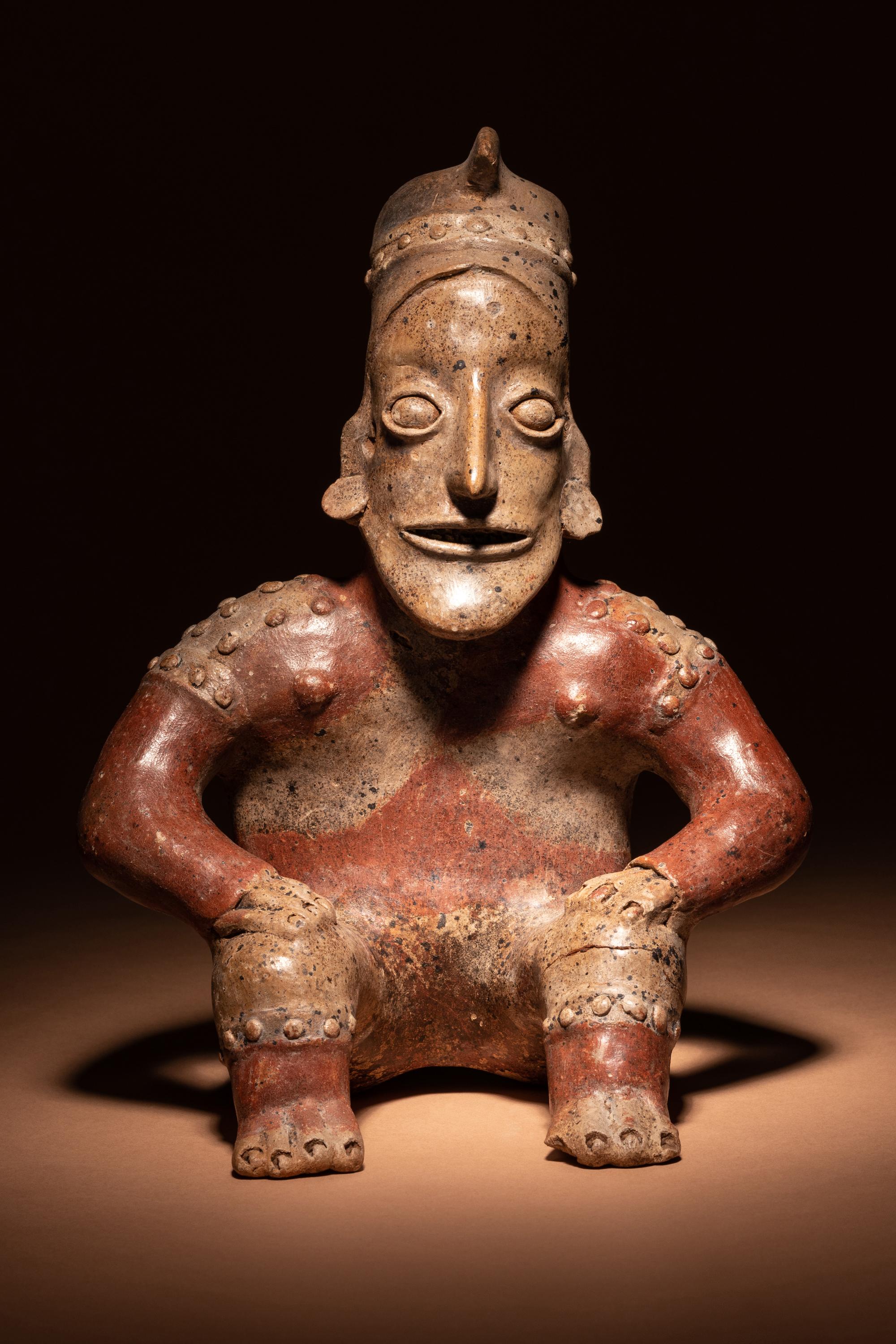 A Jalisco Terracotta Seated Figure