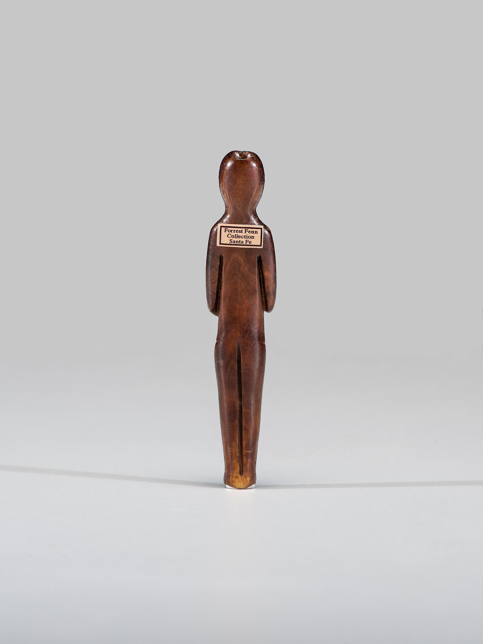 Aleutian Figural Needle Container