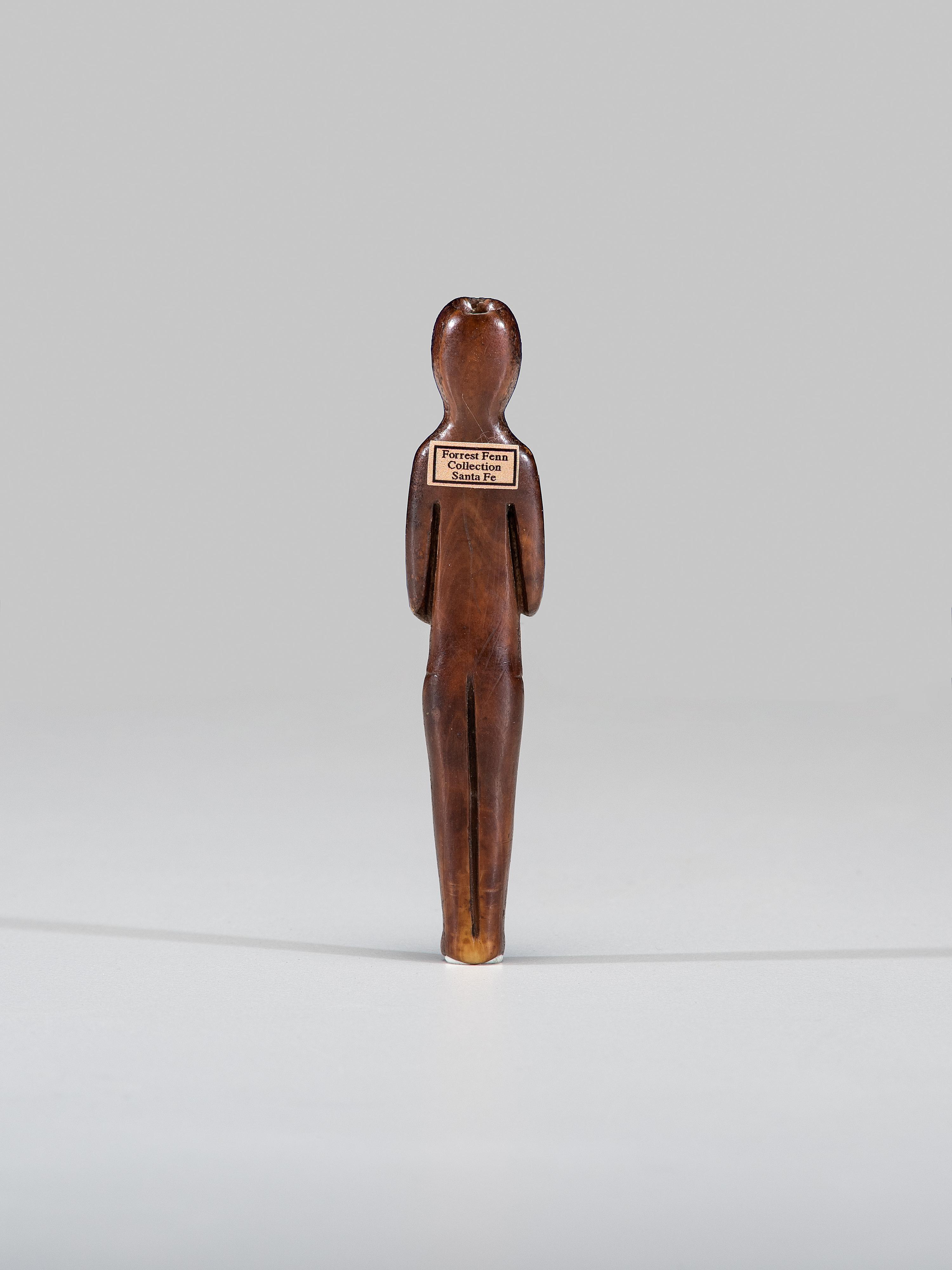 Aleutian Figural Needle Container