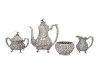 An American Silver Three-Piece Tea Service