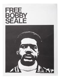 [BLACK PANTHER PARTY]. Free Bobby Seale . Sausalito, CA: Frederick Sternkopf, Friends of the Glove, ca 1969.
