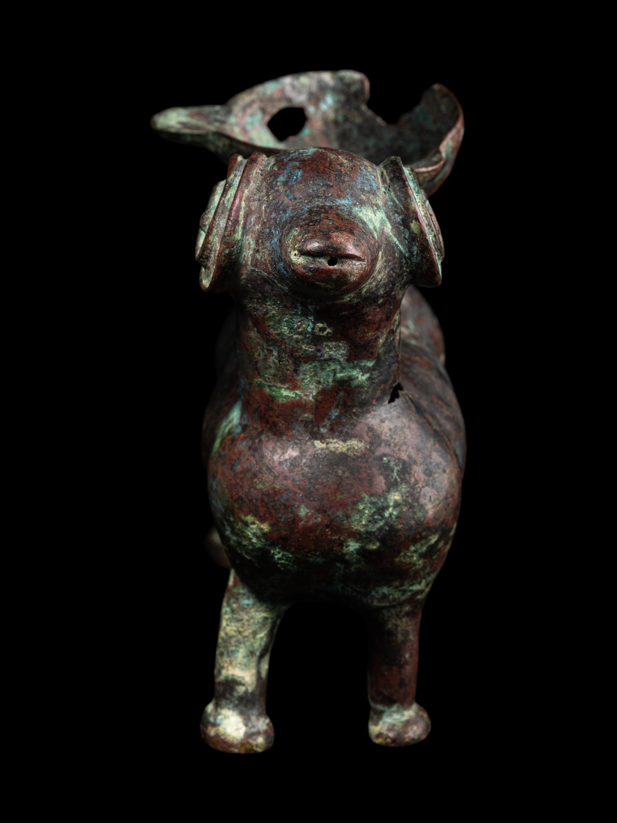 A Luristan Bronze Ram