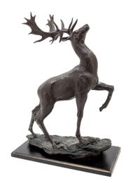 A Cast Metal Sculpture Height 19 3/8 inches. — 20TH CENTURY