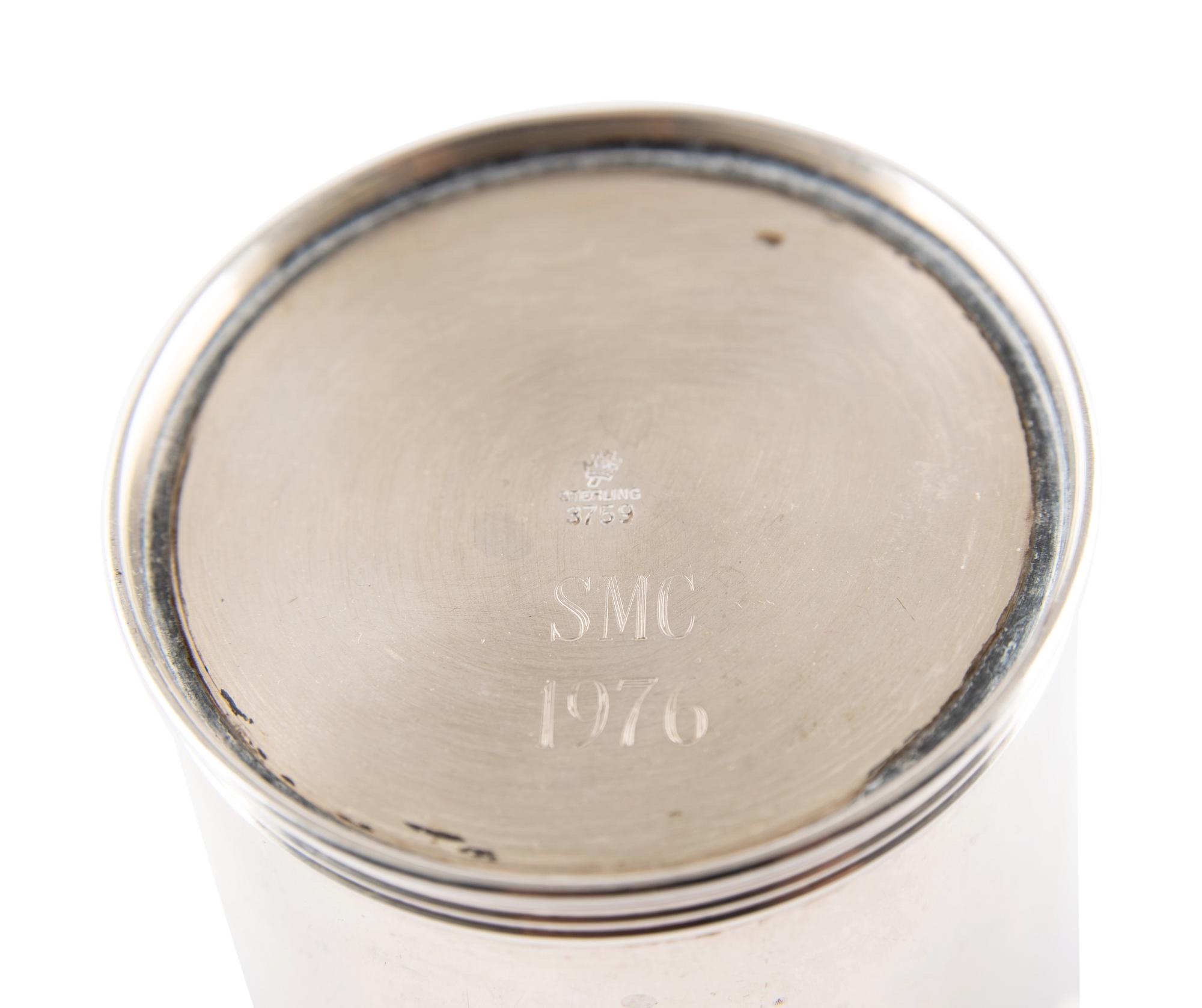 Six American Silver Julep Cups