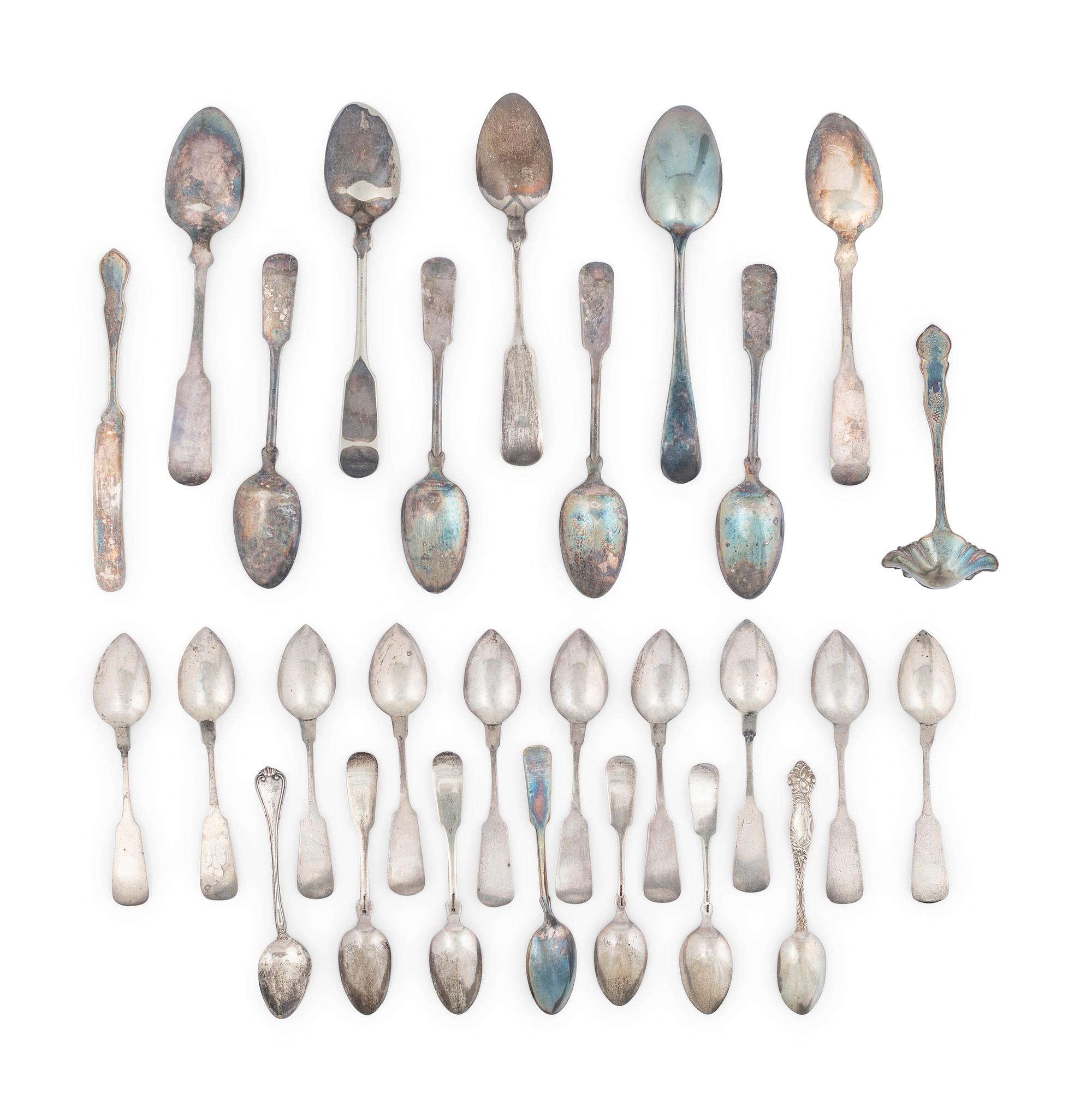 A Group of Silver Spoons