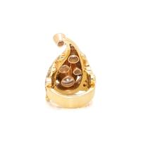 YELLOW GOLD AND DIAMOND PAISLEY RING