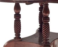 A Late Federal Two-Part Carved Mahogany Dining Table