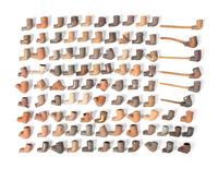 Collection of Clay Trade Pipes