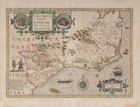 HONDIUS, Jodocus (1563-1612). Virginiae item et Floridae Americae provinciarum, nova descriptio . Amsterdam, ca 1634 or later.
