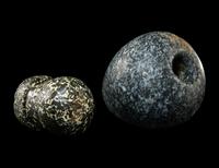 An Egyptian Diorite Pestle and Mace Head