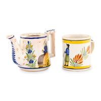 Two Quimper Ceramic Articles