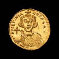 [ANCIENT] BYZANTINE EMPIRE. Justinian II (c. 690 AD). Av Solidus (4.5 g)