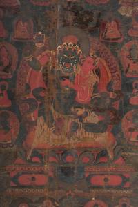 Four Tibetan Thangka Paintings, 18th-19th Century 十八-十九世紀 唐卡四幅