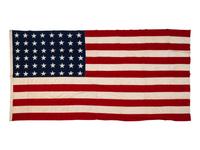 [FLAGS & PATRIOTIC TEXTILES]. 48-star American flag. Manufactured by the Valley Forge Flag Company. Ca mid 20th century.