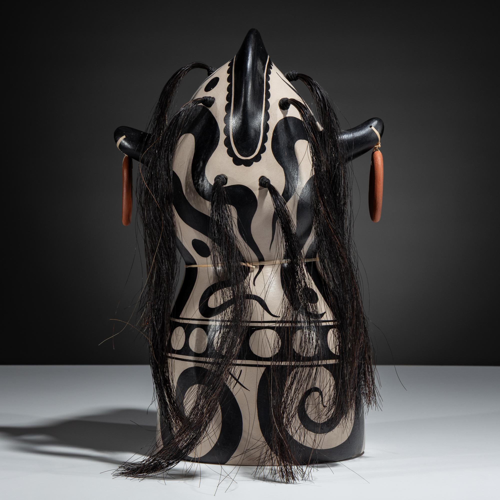 Pottery Figural Bust